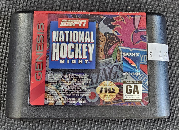 ESPN National Hockey Night - Sega Genesis NI62326