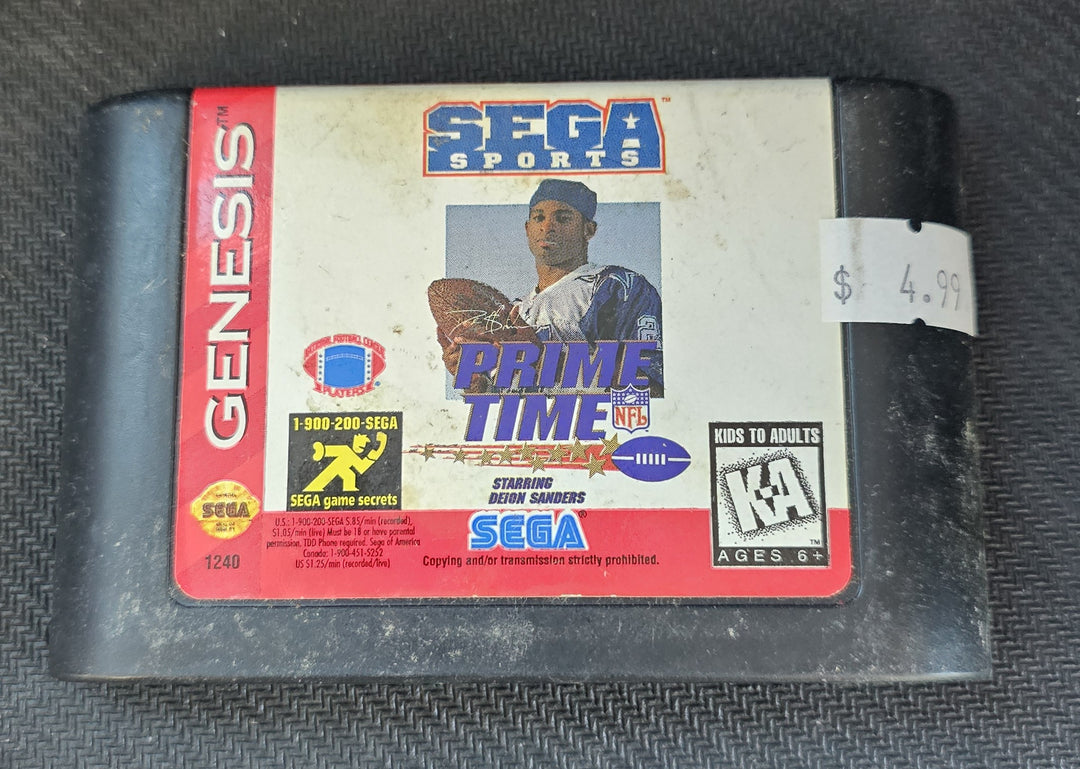 Prime Time NFL Football - Sega Genesis G71725