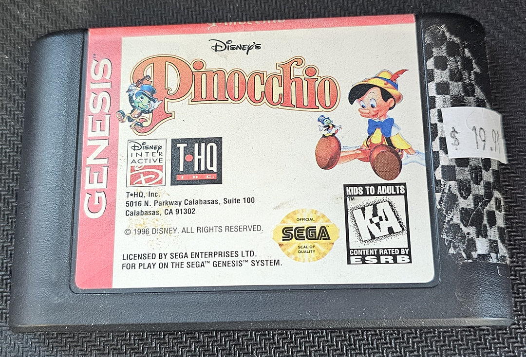 Pinocchio - Sega Genesis G71725