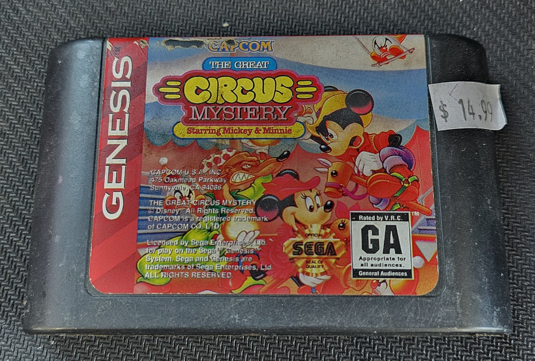 The Great Circus Mystery - Sega Genesis