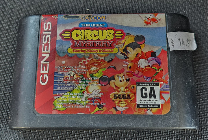The Great Circus Mystery - Sega Genesis