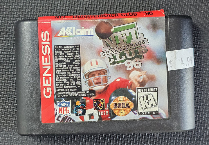 NFL Quarterback Club 96 - Sega Genesis G71725