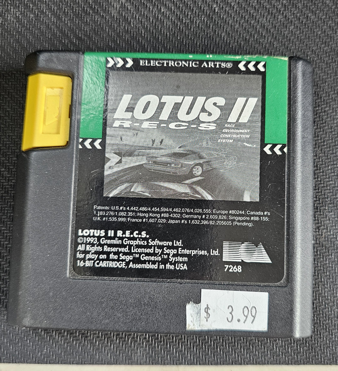 Lotus II - Sega Genesis G71725
