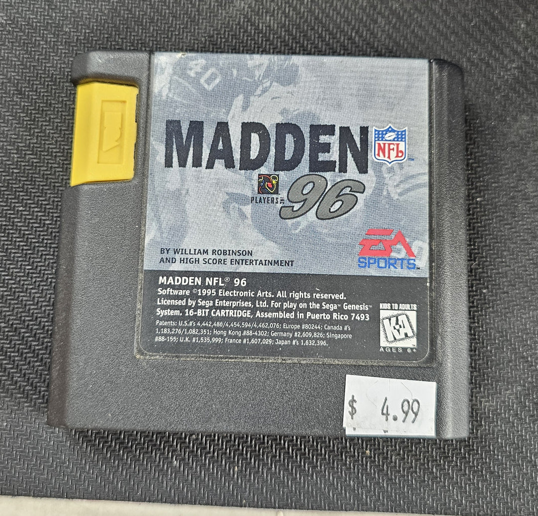 Madden NFL 96 - Sega Genesis G71725