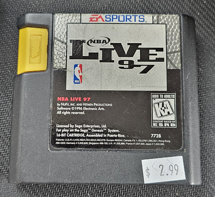 NBA Live 97 - Genesis SD9898