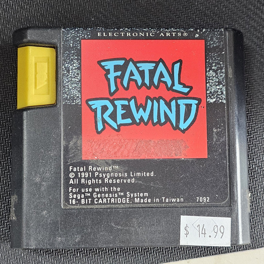 Fatal Rewind Fatal Rewind - Sega Genesis G71725 – Core Gaming