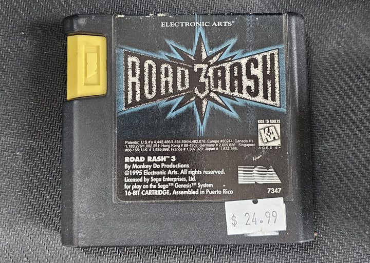 Road Rash 3 - Genesis SD9898