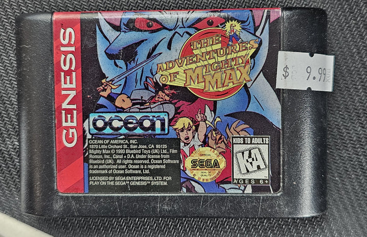 Adventures of Mighty Max - Sega Genesis G71725