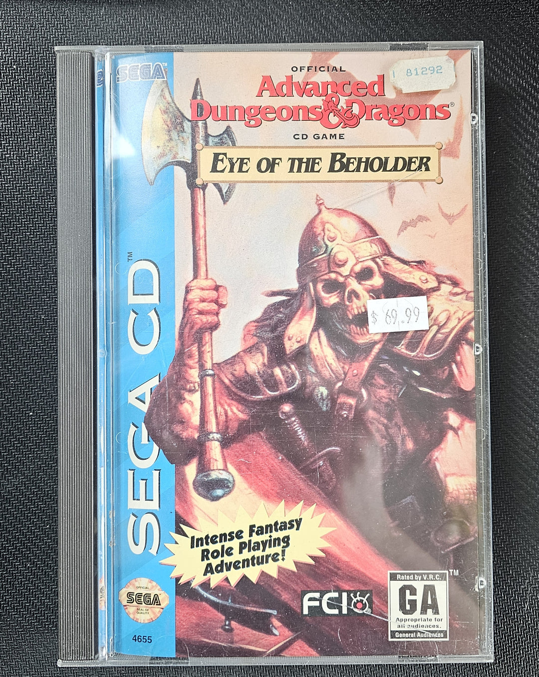 Advanced Dungeons & Dragons Eye of The Beholder - Sega CD SD7412