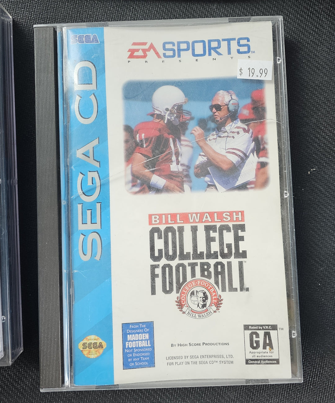 Bill Walsh College Football - Sega CD