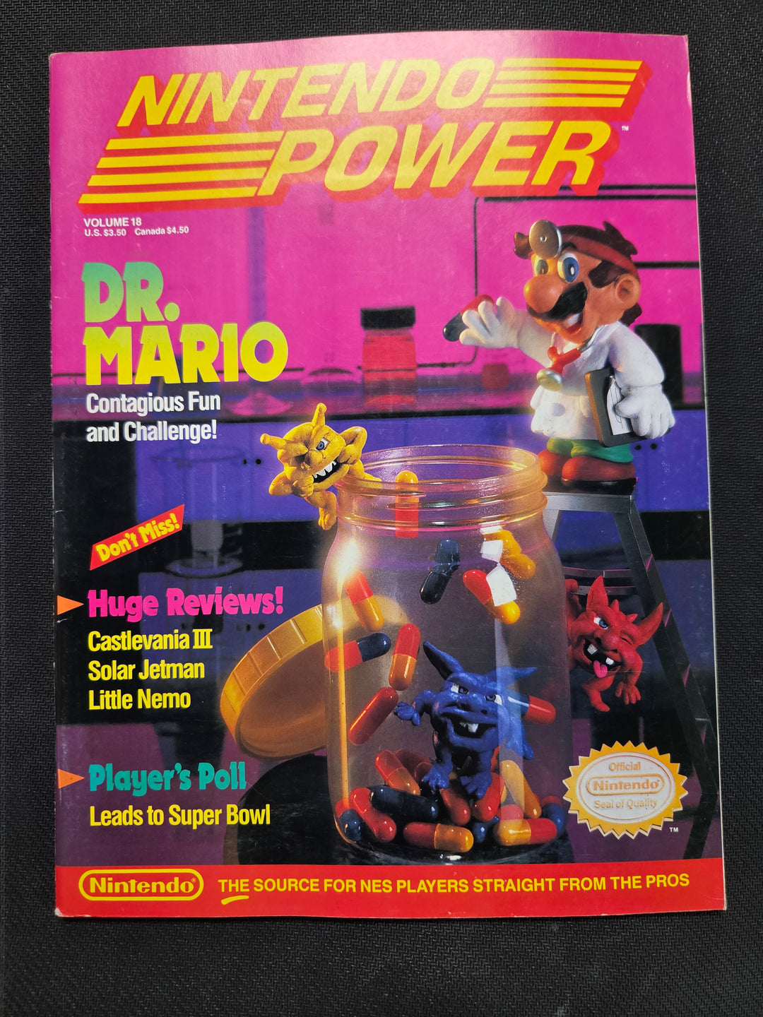 Nintendo Power Issue #18 (Dr. Mario) NP5726