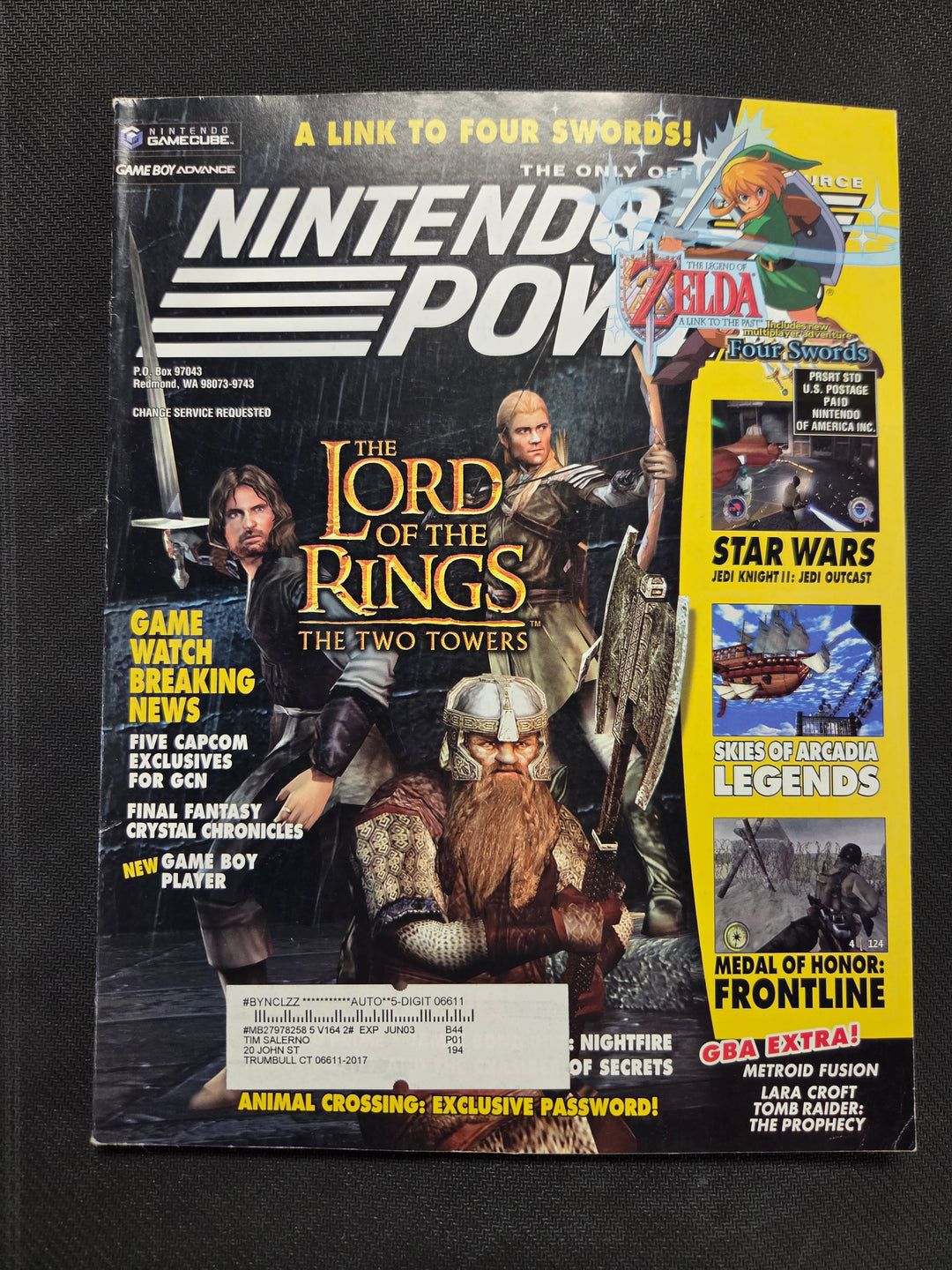 Nintendo Power Issue #164 (Lord of the Rings: Two Towers) NP5726