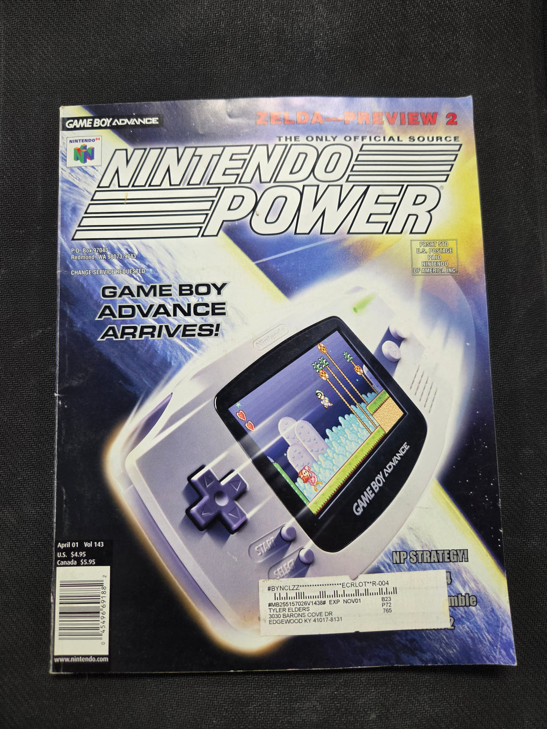 Nintendo Power Issue #143 (Gameboy Advance Reveal) NP5726