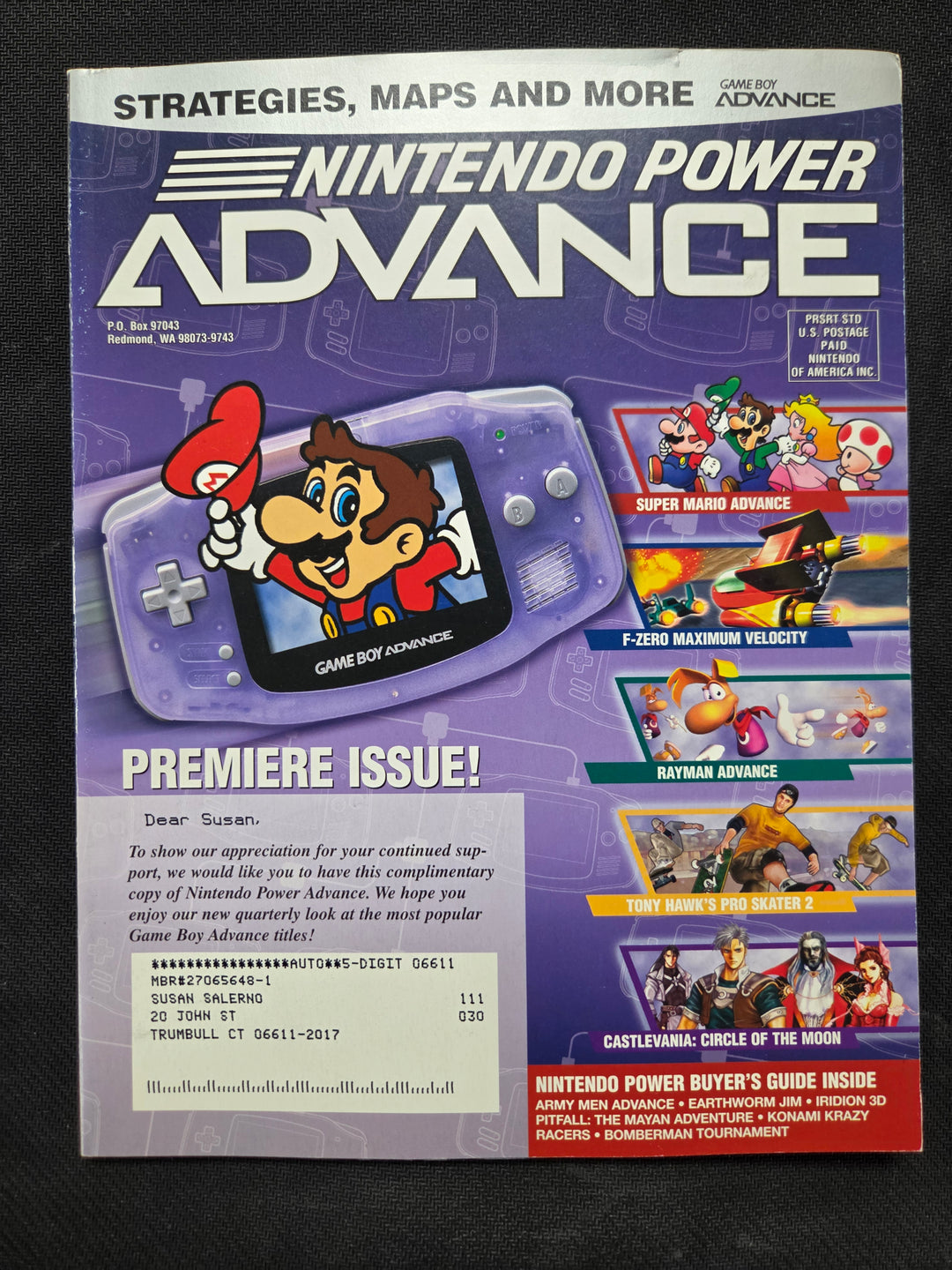 Nintendo Power Advance Issue #1 (Game Boy Advance) NP5726