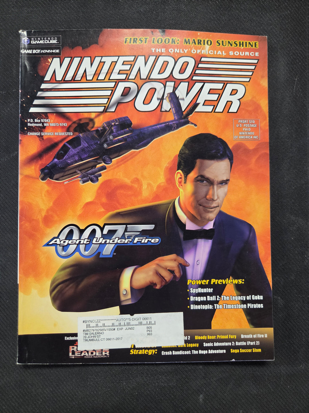 Nintendo Power Issue #155 ( Agent Under Fire) NP5726
