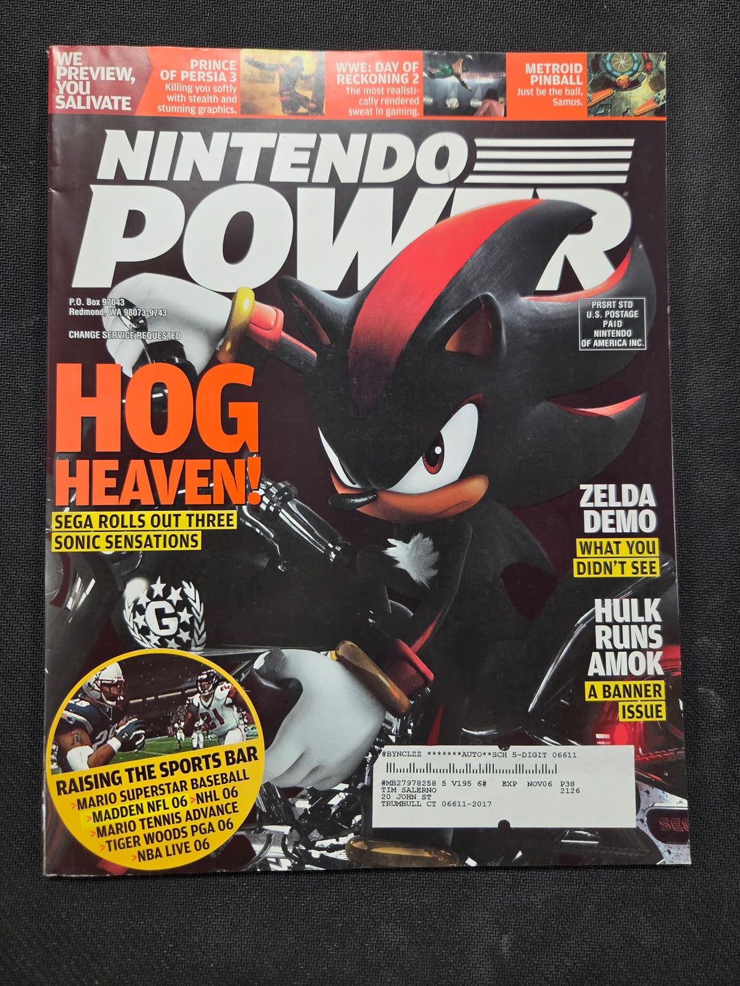 Nintendo Power Issue #195 (Shadow the Hedgehog) NP5726
