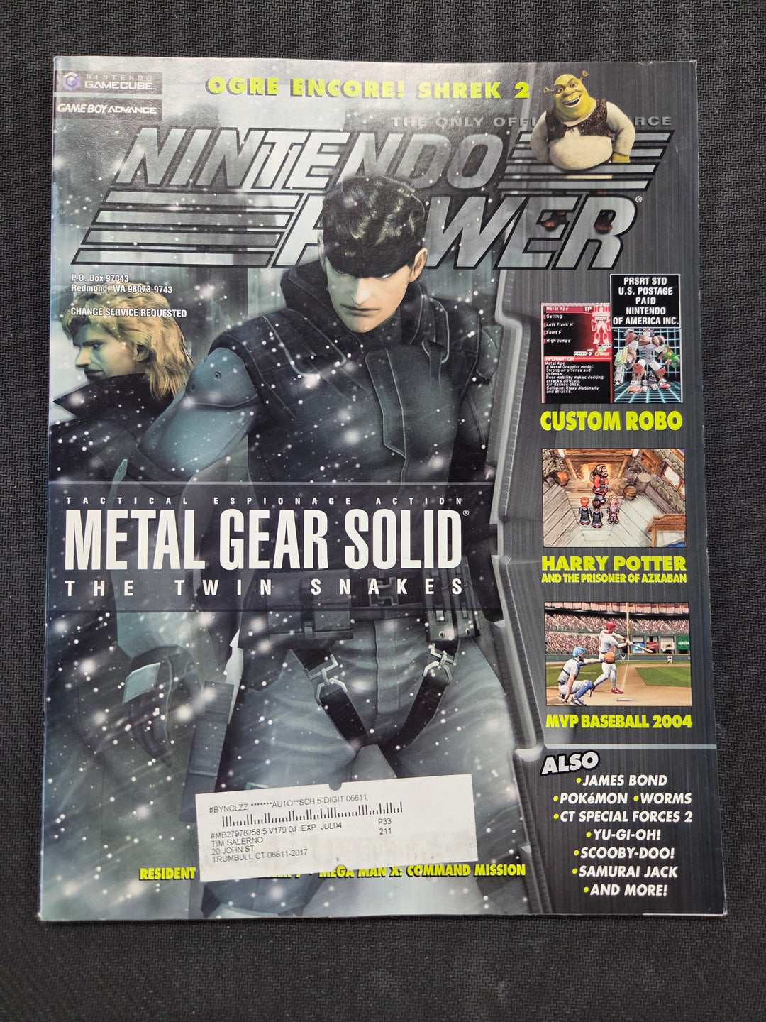 metal gear solid twin snakes hd Nintendo Power Issue #179 (Metal Gear Solid: Twin Snakes) NP51126 – Core Gaming