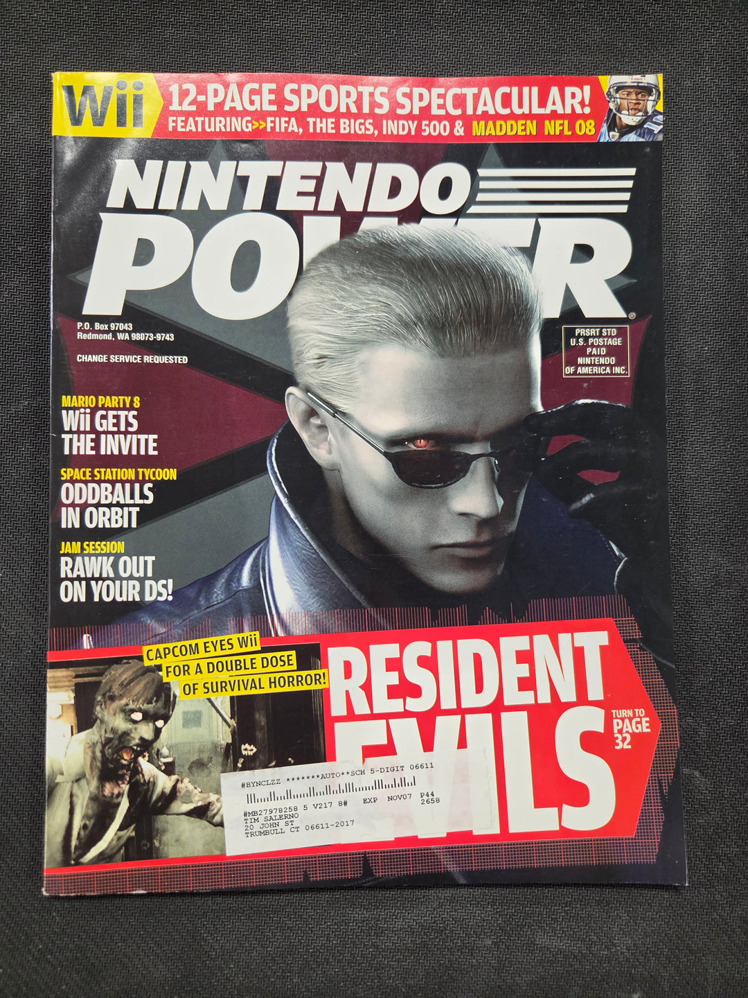 Nintendo Power Issue #217 (Resident Evils: Umbrella Chronicles) NP5826
