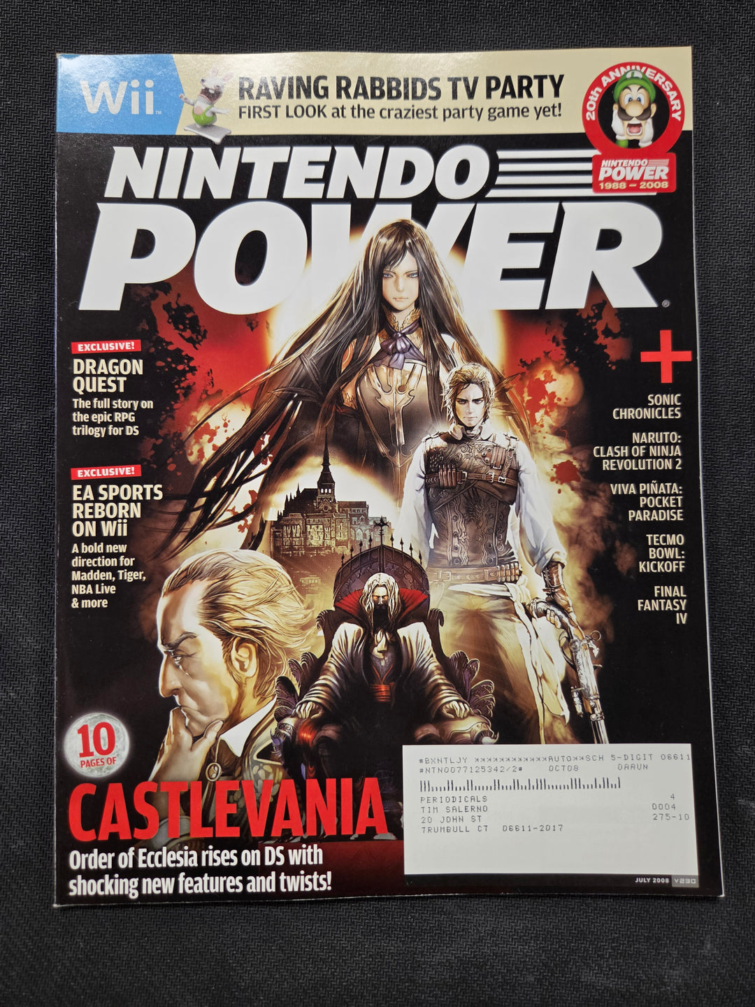 Nintendo Power Issue #230 (Castlevania: Order of Ecclesia) NP5826
