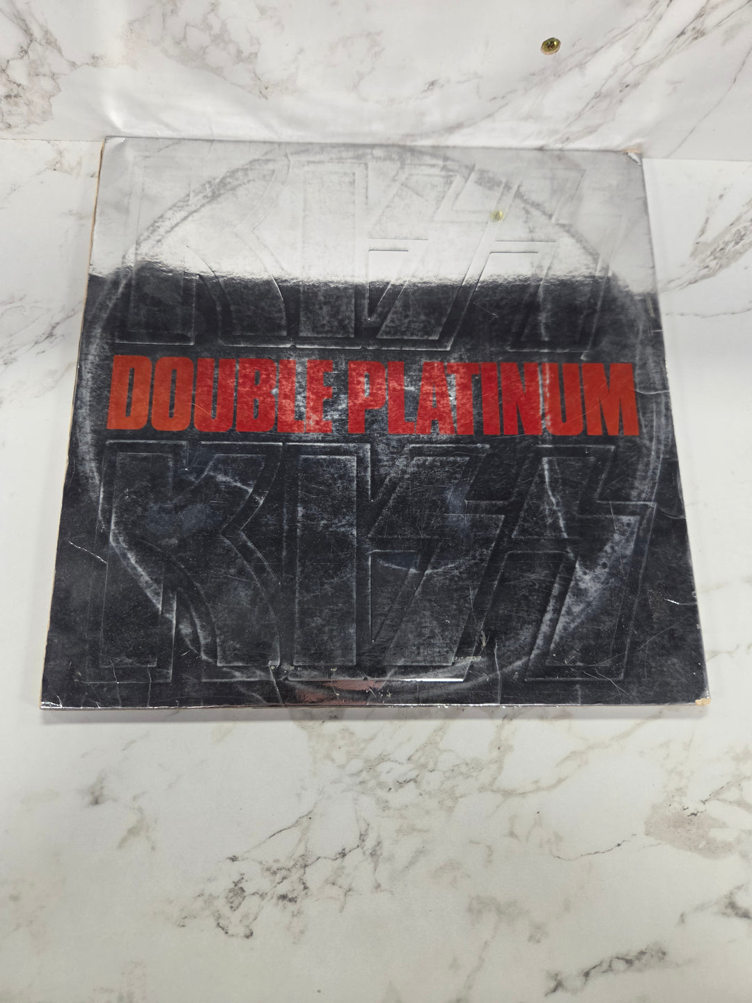 Kiss ‎– Double Platinum (1978 Release) (Bottom Gatefold Slightly Open) Fair - Vinyl Record VR60426