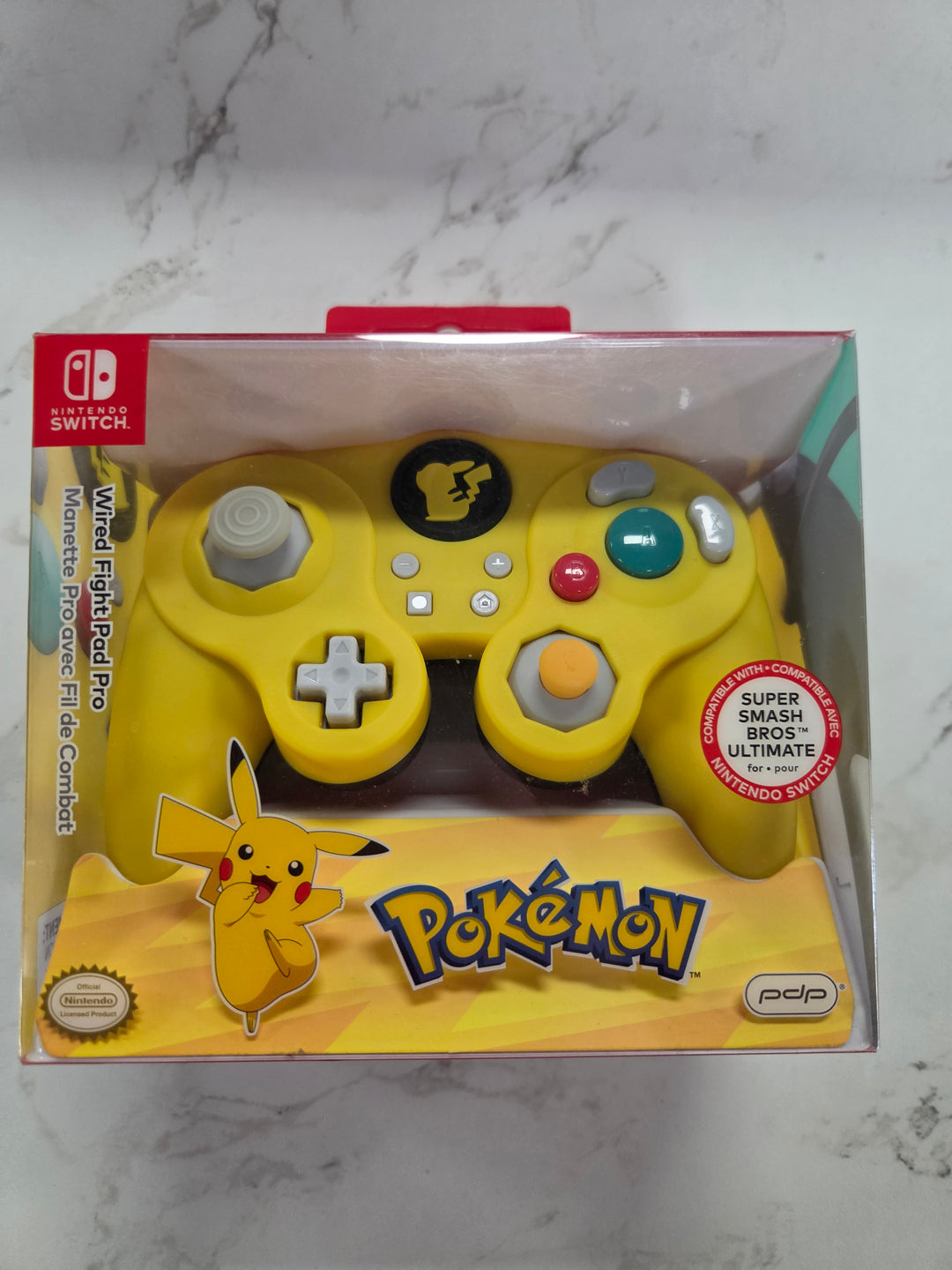 NEW PDP Nintendo Switch Wired Fight Pad Pro - Pokemon Pikachu   NA6526