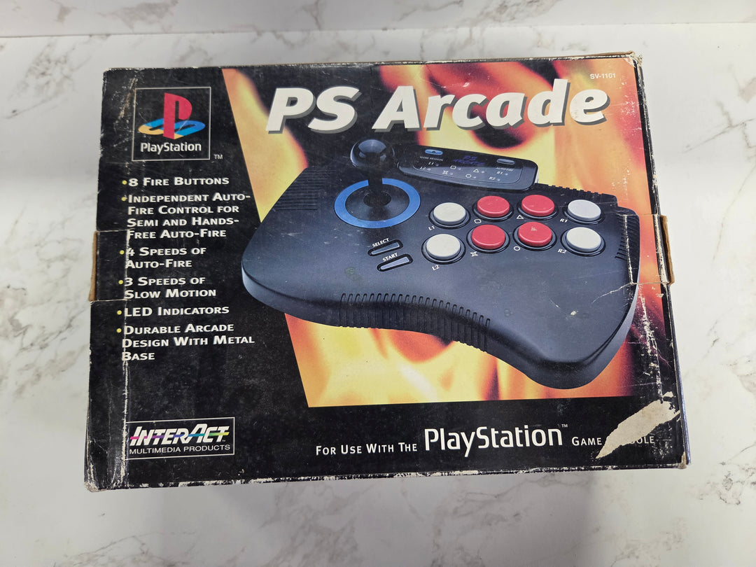 Boxed PlayStation InterAct PS Arcade JoyStick Controller (SV-1101)    UA6526