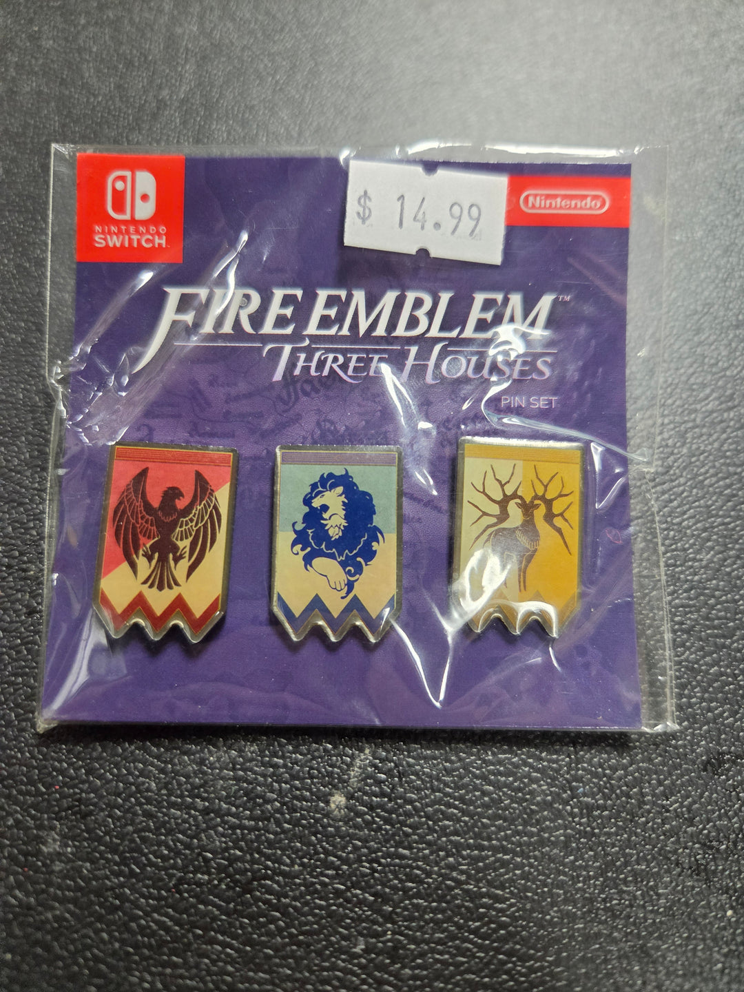 NEW Fire Emblem: Three Houses Switch Collectible Pin Set of 3 NE6626