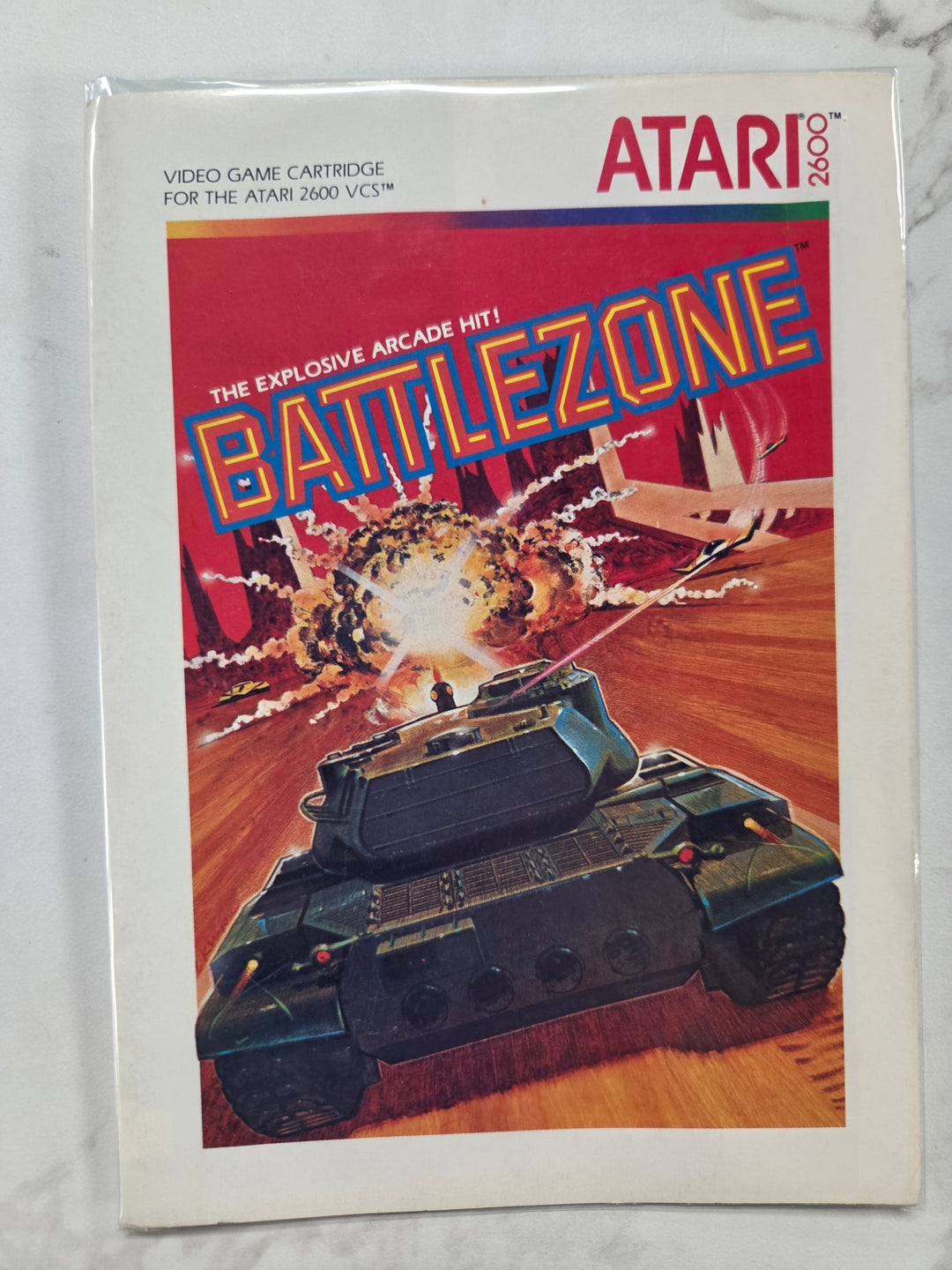 Battlezone - Atari 2600 - Manual Only MO6926