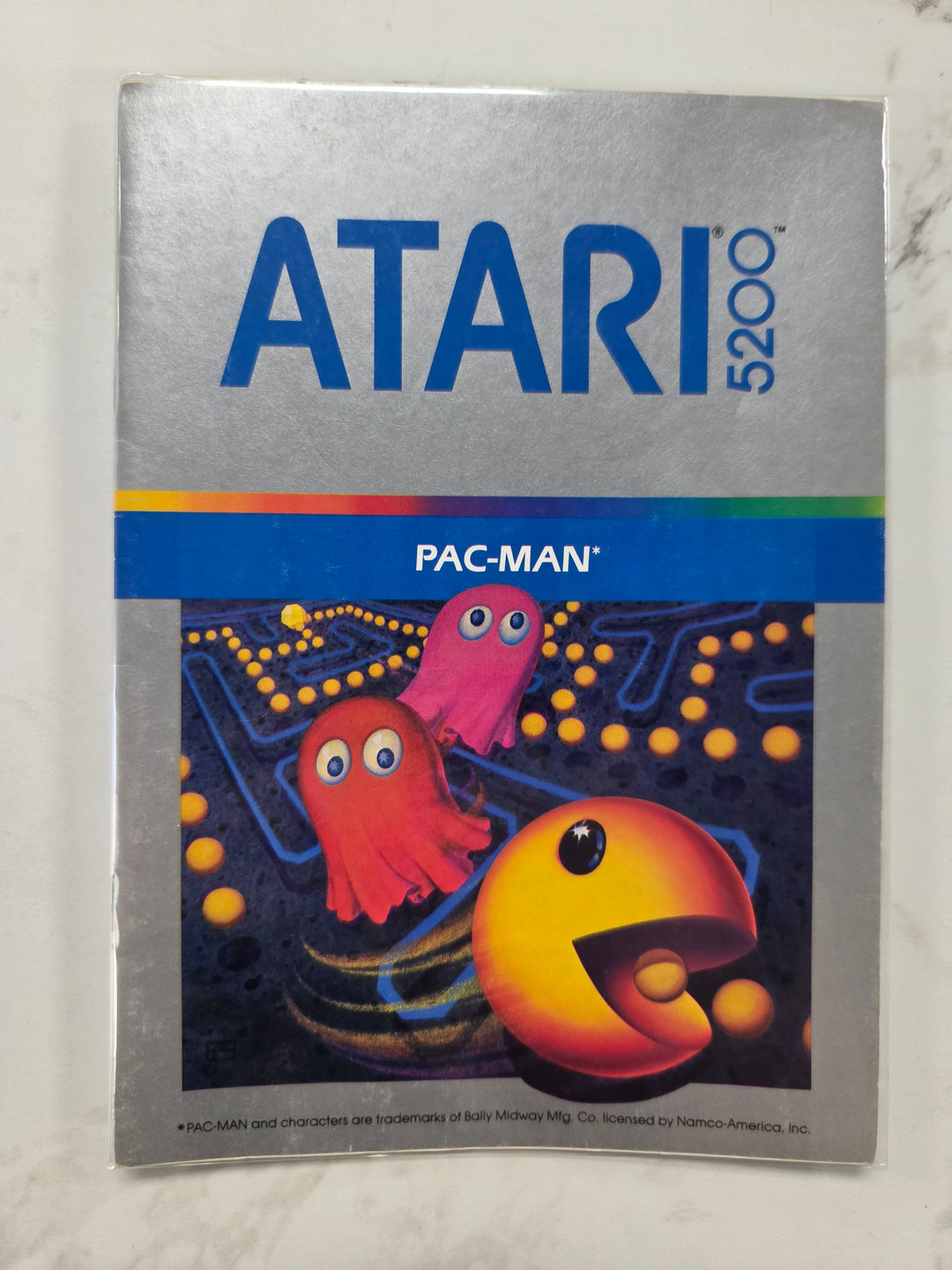 Pac-Man - Atari 5200 - Manual Only MO6926