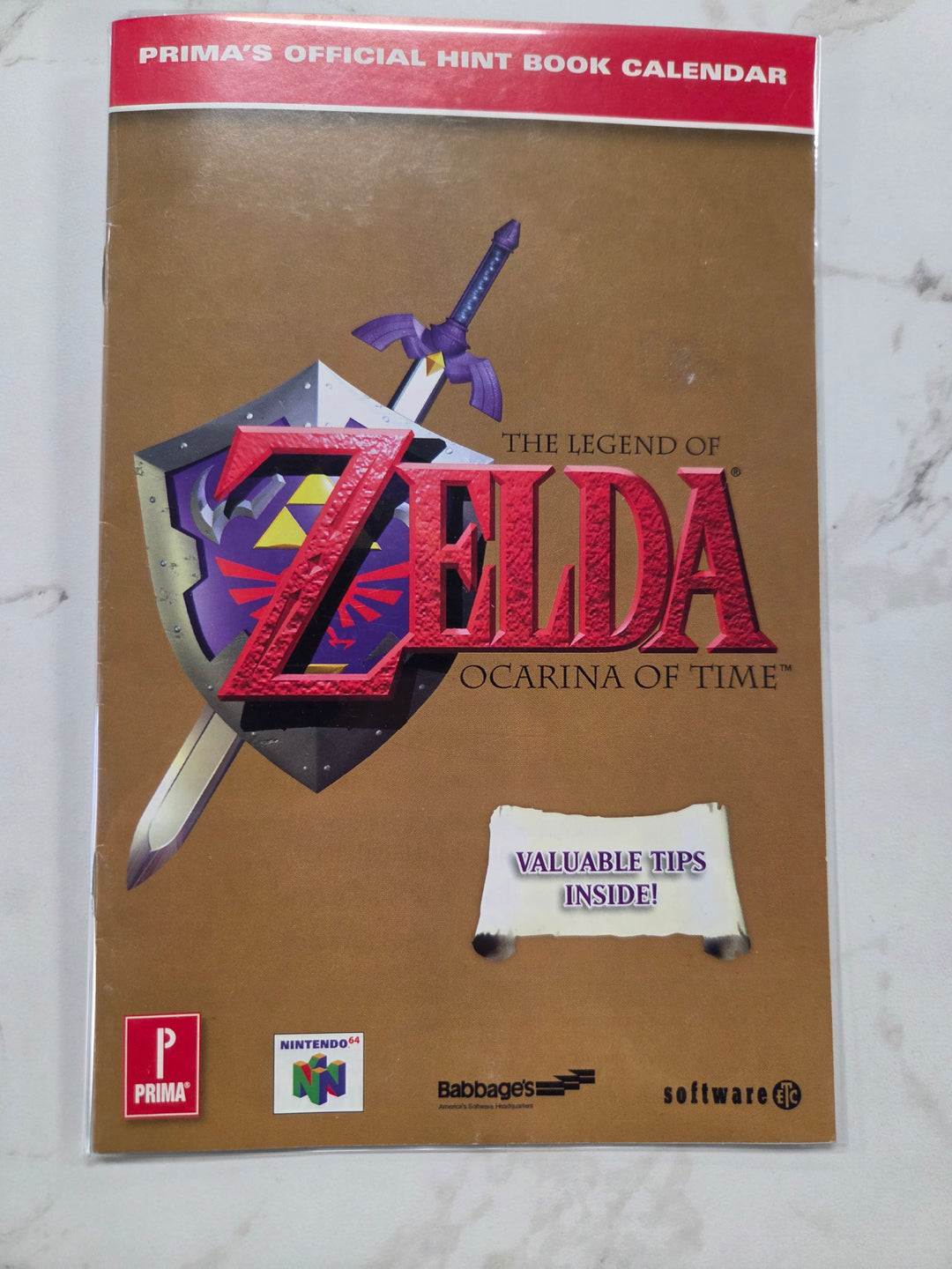 Legend of Zelda: Ocarina of Time [Prima's Official Hint Book Calendar] - N64 - Strategy Guide ST6926