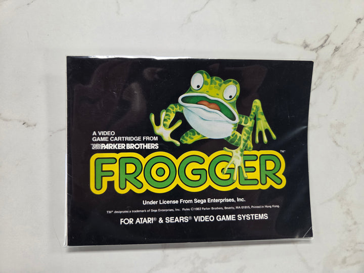 Frogger - Atari 2600 - Manual Only MO6926
