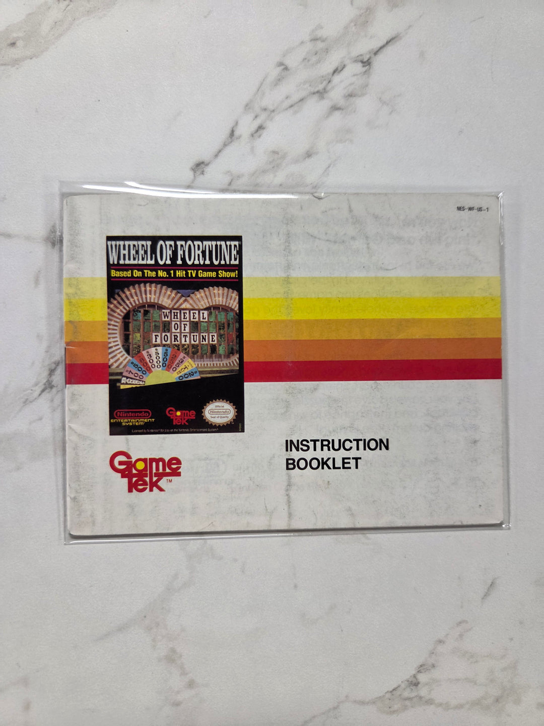 Wheel of Fortune - NES - MANUAL ONLY MO6926