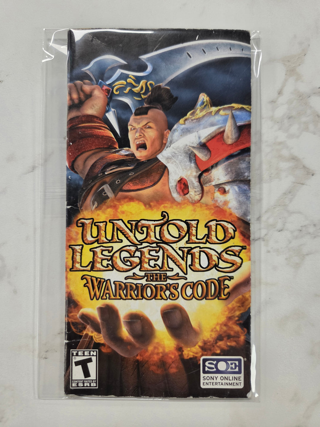 Untold Legends: The Warrior's Code - PSP - MANUAL ONLY MO6926