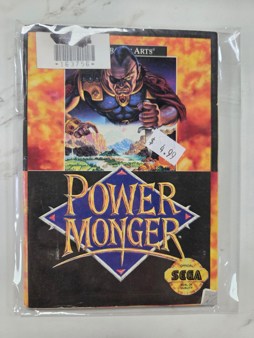Power Monger - Sega Genesis - MANUAL ONLY MO6926