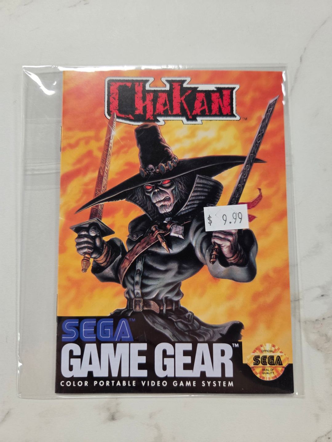 Chakan - Sega Game Gear - MANUAL ONLY MO6926
