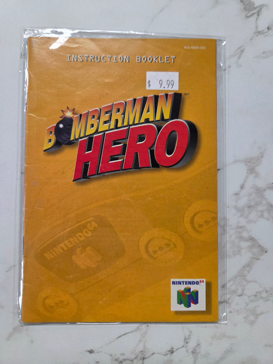 Bomberman Hero - N64 MANUAL ONLY MO101625