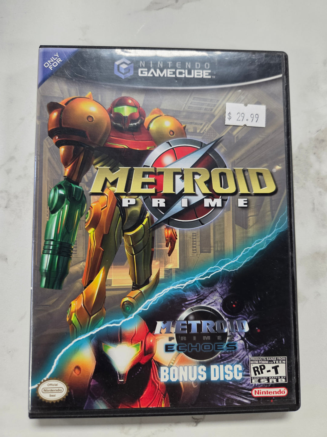 Metroid Prime [Echoes Bonus Disc] - GameCube CASE & MANUAL ONLY   CO6926