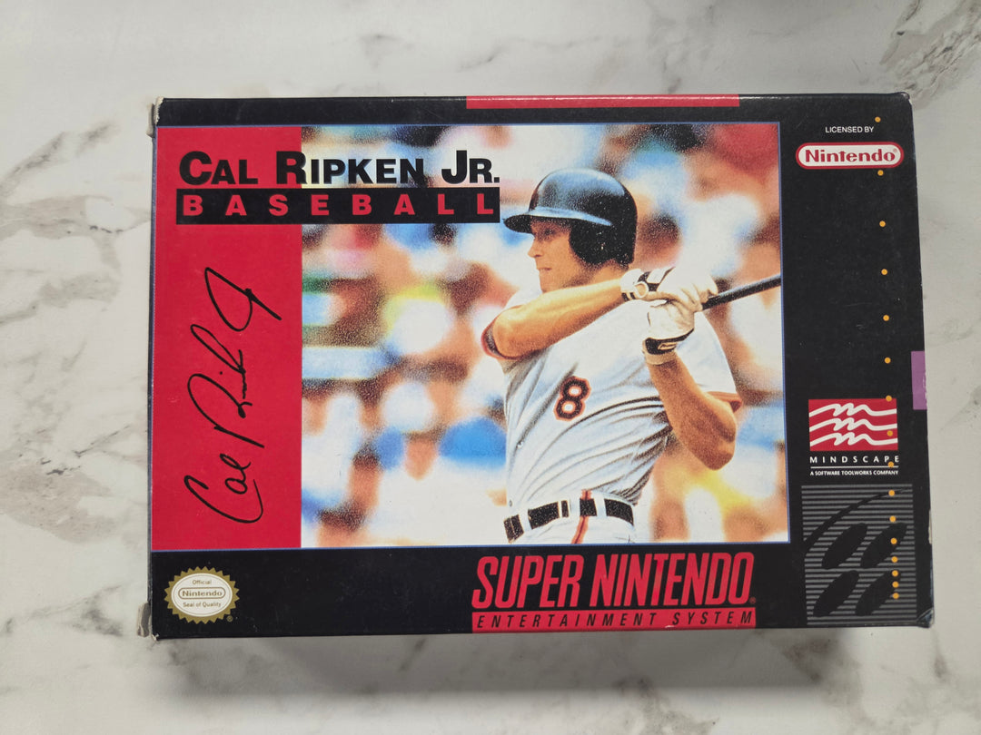 Cal Ripken Jr. Baseball  - SNES CASE & MANUAL ONLY   CO6926