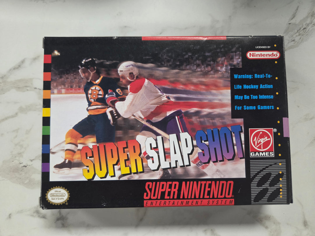 Super Slap Shot - SNES CASE & MANUAL ONLY   CO6926