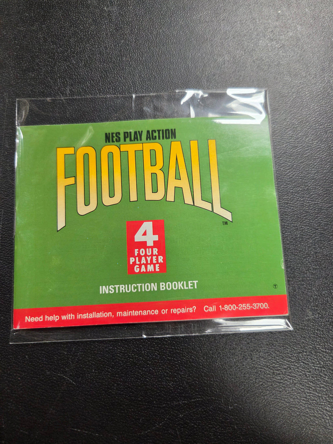 Play Action Football NES MANUAL ONLY MO61026