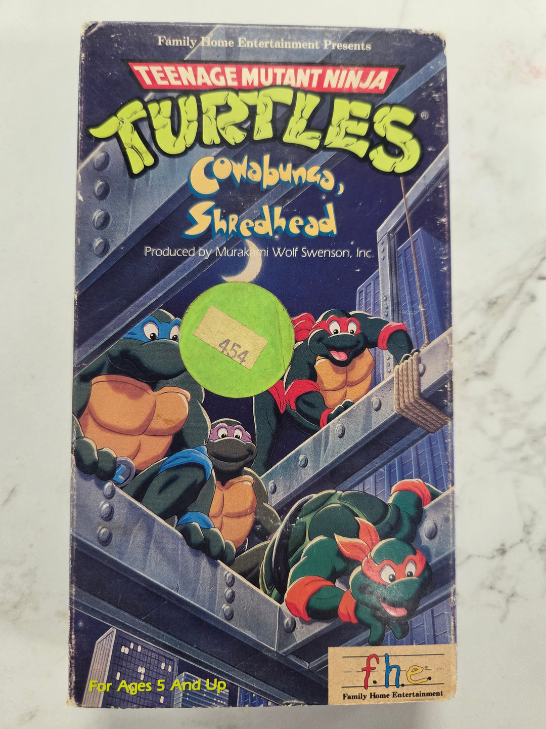Teenage Mutant Ninja Turtles - Cowabunga, Shredhead VHS Tape VHS61226