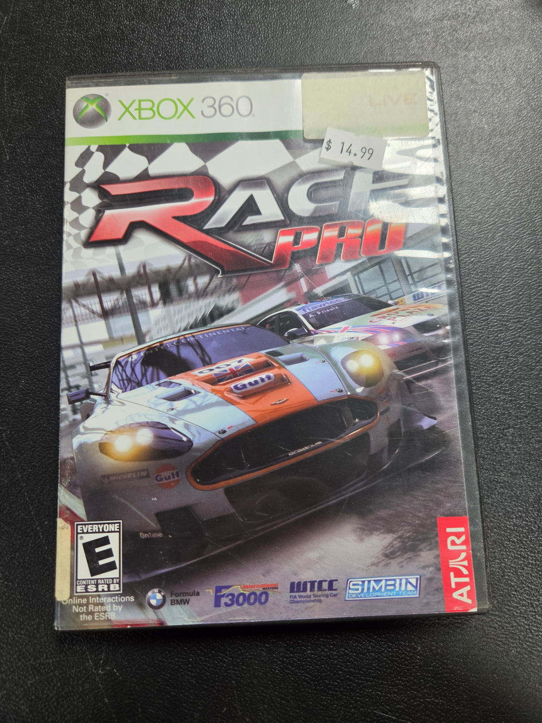 Race Pro Xbox 360 CASE & MANUAL ONLY   CO61226