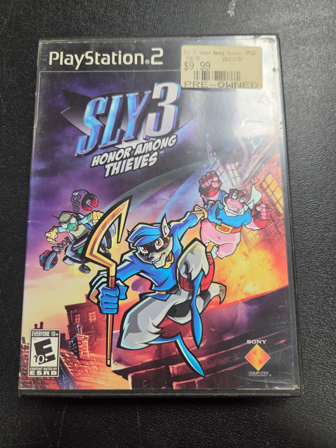Sly 3: Honor Among Thieves PS2 CASE & MANUAL ONLY   CO61226