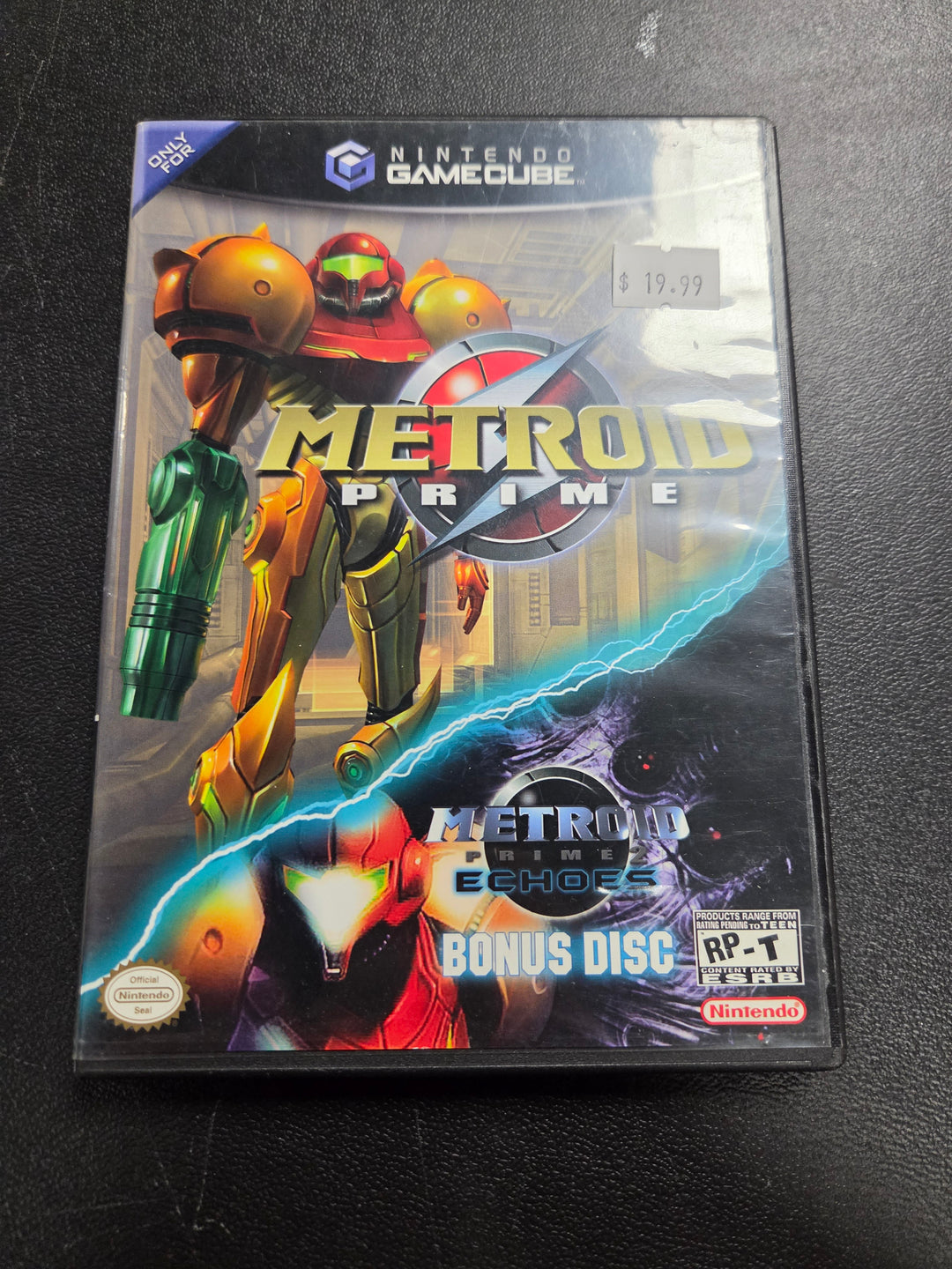 Metroid Prime [Echoes Bonus Disc] GameCube CASE & MANUAL ONLY   CO61226
