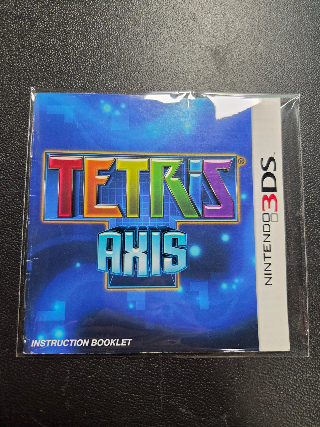 Tetris Axis Nintendo 3DS Manual ONLY MO61026