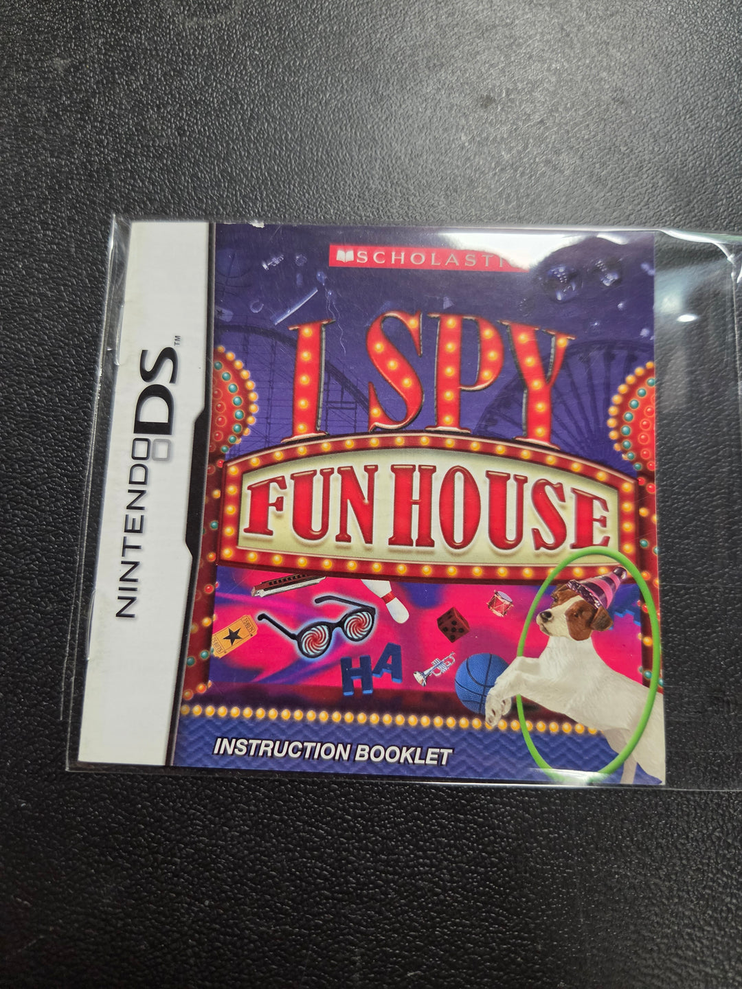 I Spy Funhouse Nintendo DS Manual ONLY MO61026