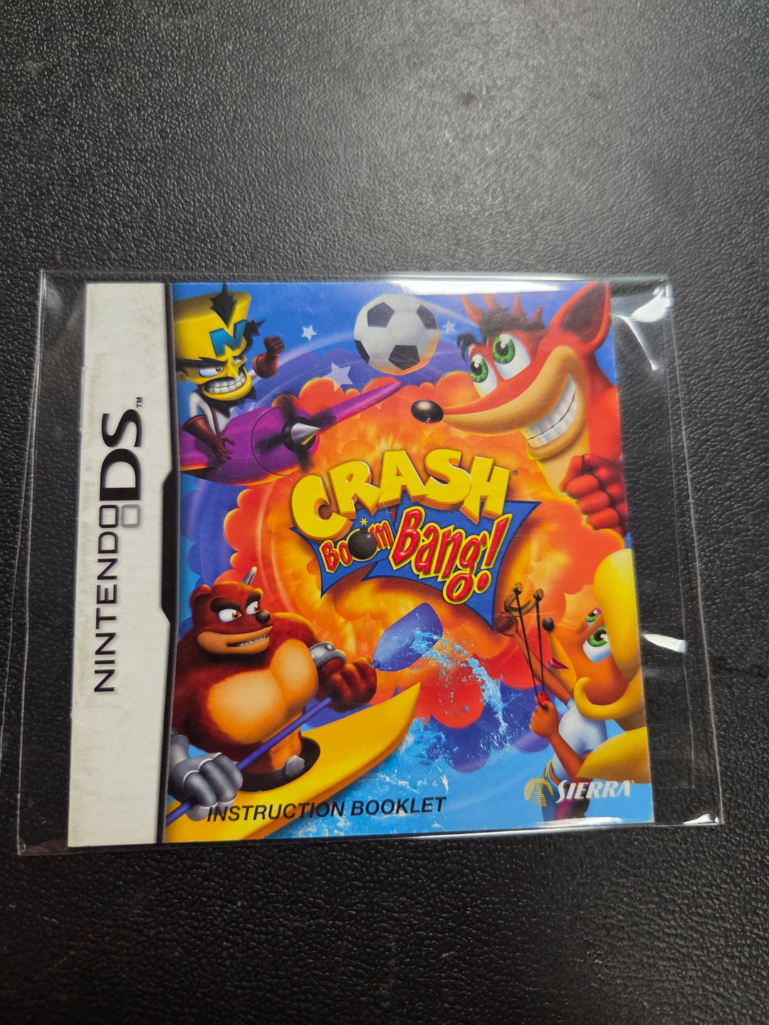 Crash Boom Bang! Nintendo DS Manual Only MO61326