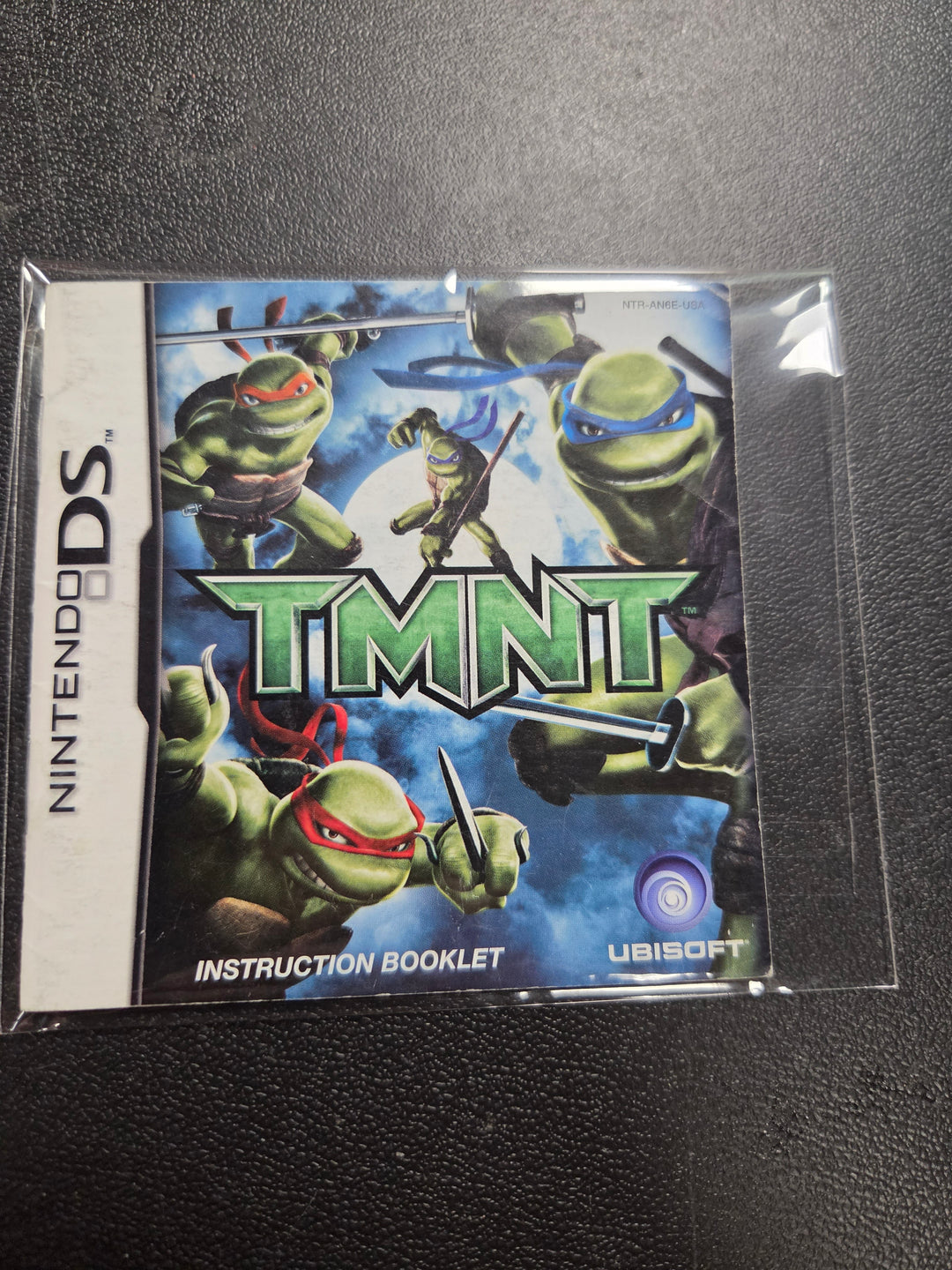 TMNT Nintendo DS Manual Only MO61326