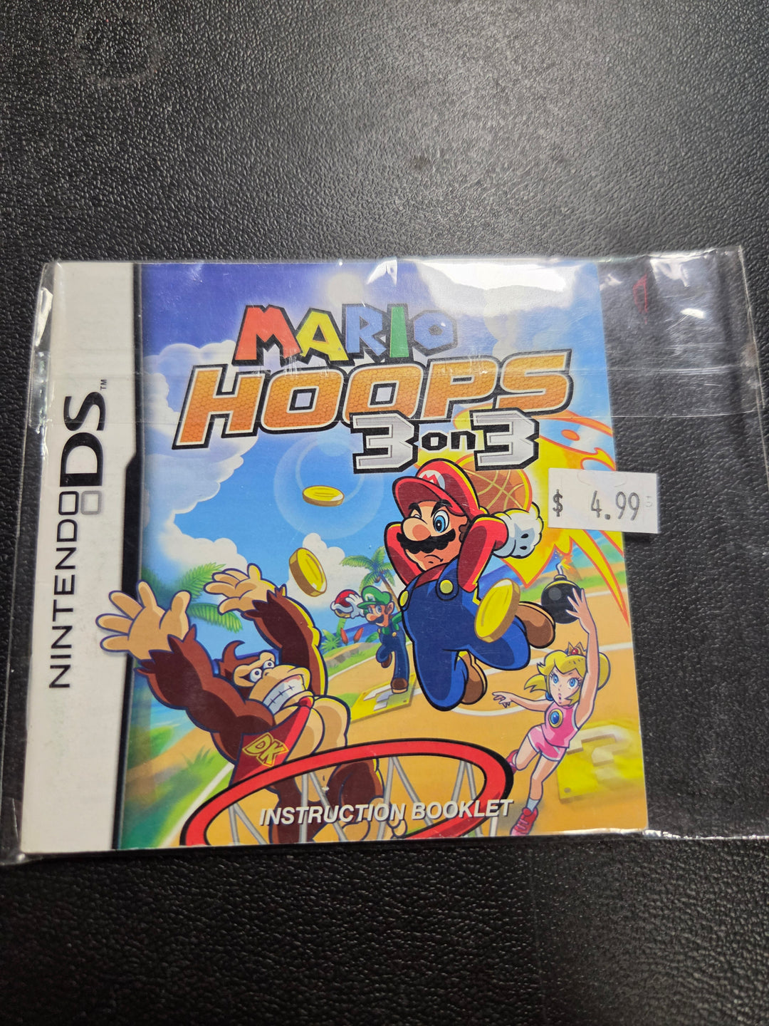 Mario Hoops 3-on-3 Nintendo DS Manual Only MO61326