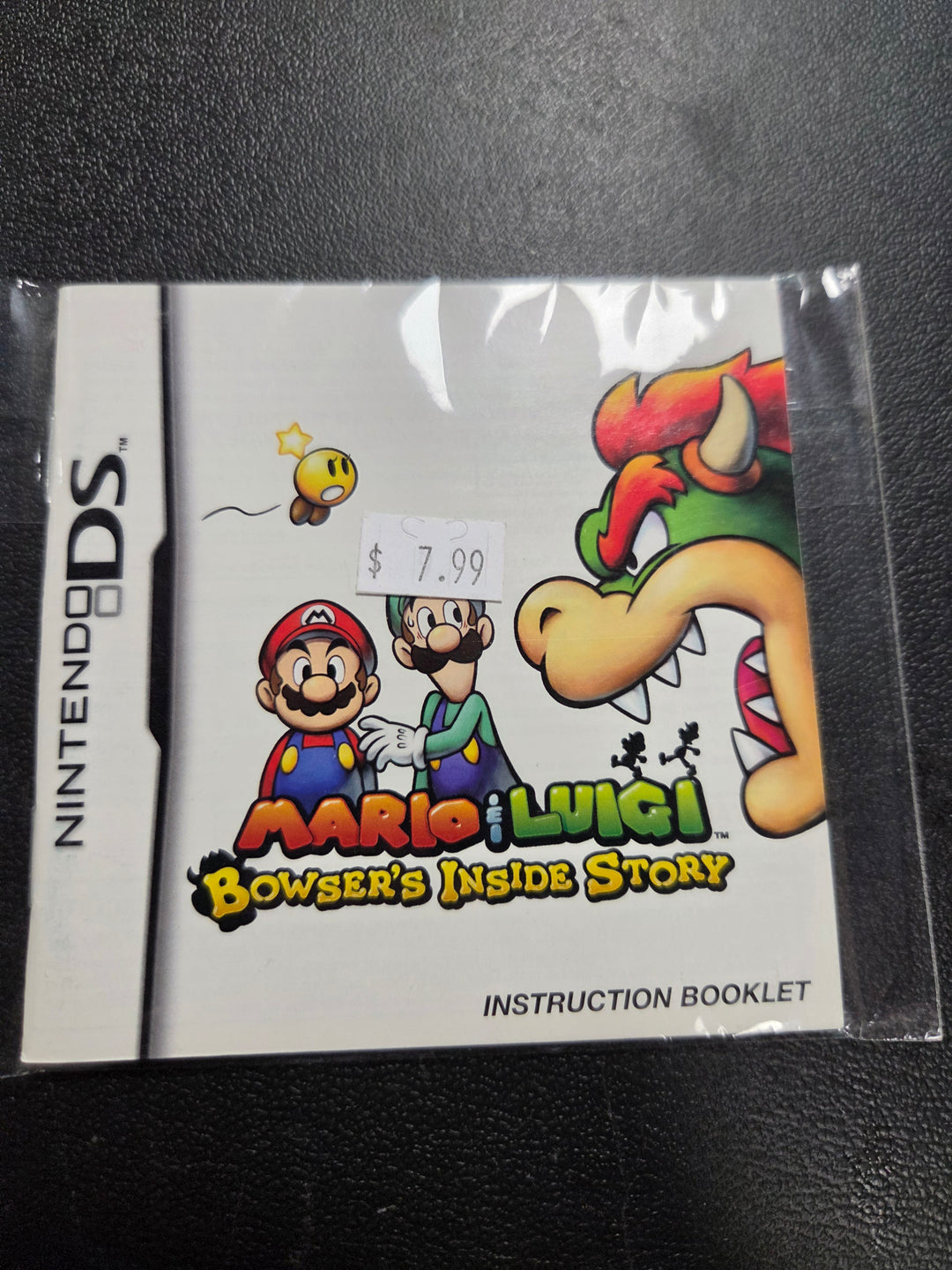 Mario & Luigi: Bowser's Inside Story Nintendo DS Manual Only MO61326
